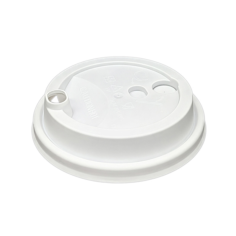 PP Plastic Flat Lid for Milk Tea Cup