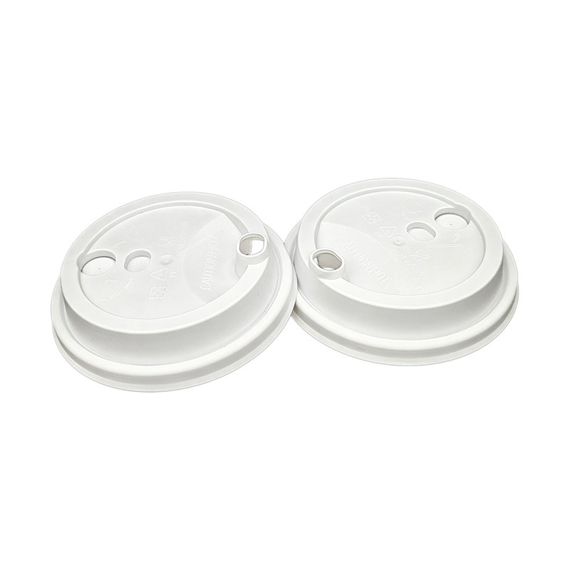 PP Plastic Flat Lid for Milk Tea Cup