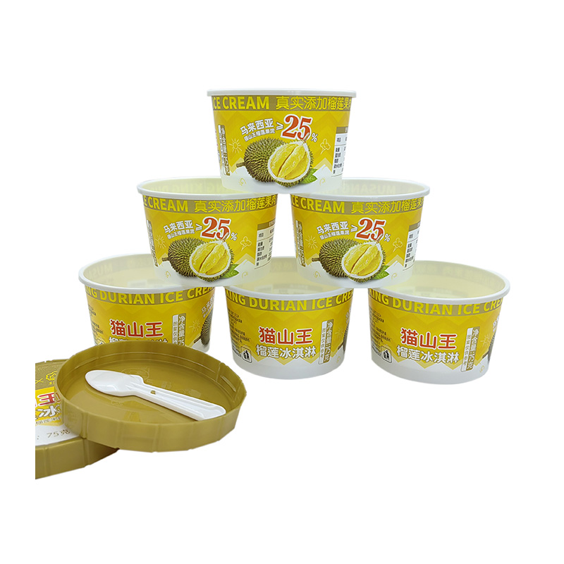 PP Plasitc Container untuk Ais Krim
