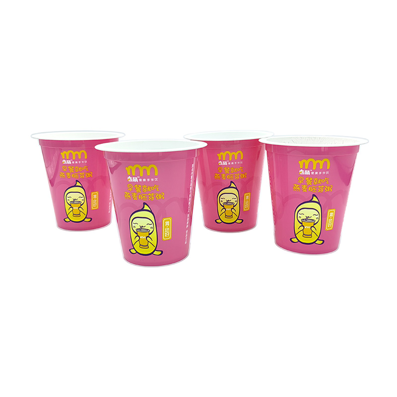 PP Plastik Takeaway Yogurt Cawan